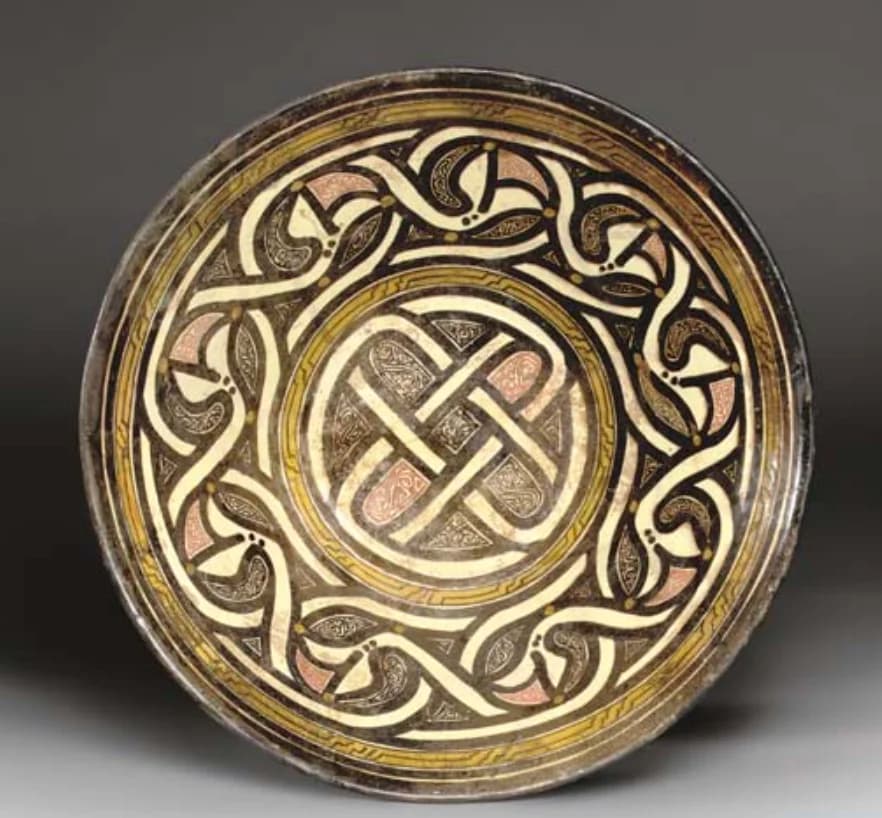 A SAMARKAND CONICAL BOWL